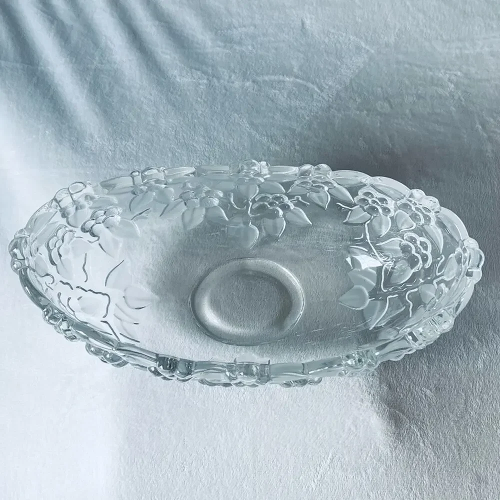 Vtg Mikasa Floral Crystal 